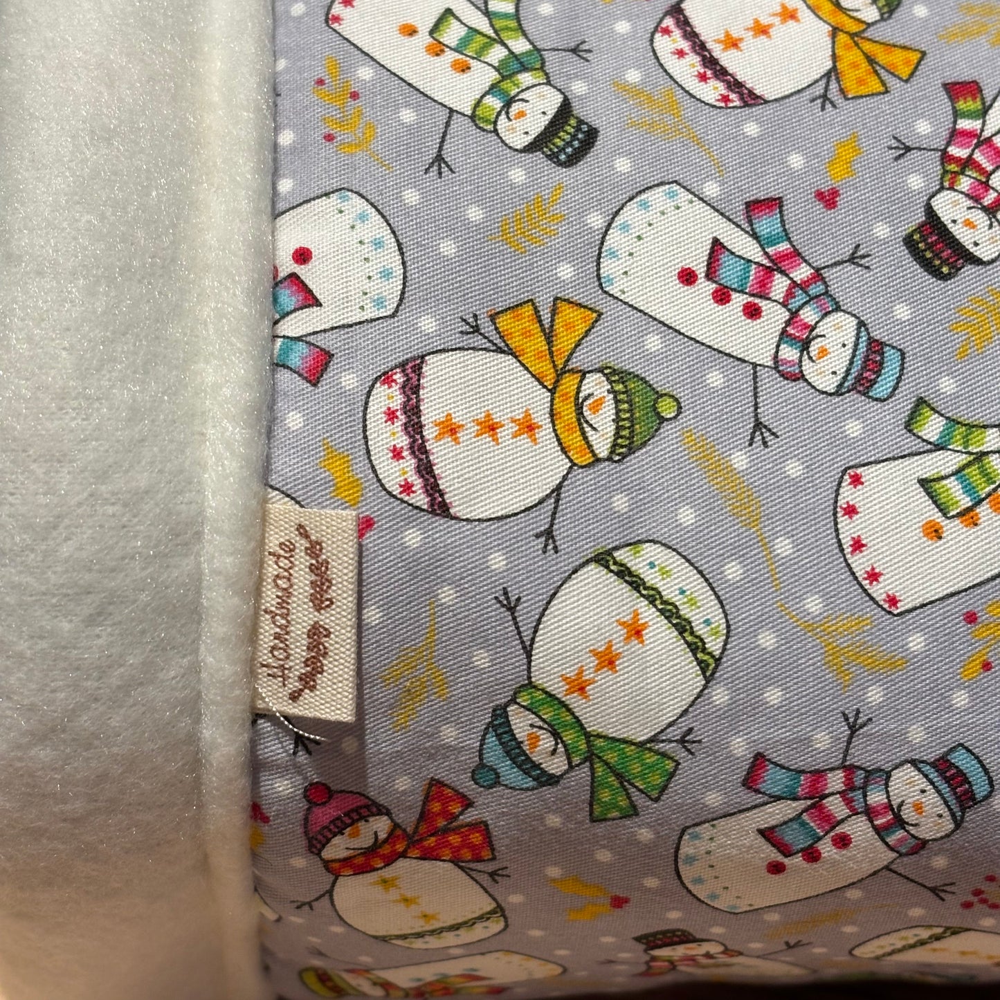 Kuschelrolle Schneemann