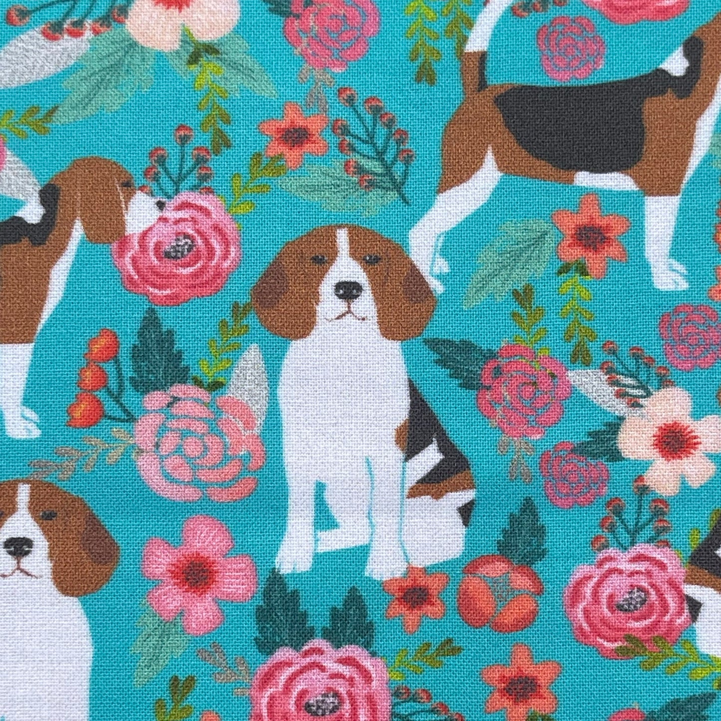 Täschchen mit Druckknopf Beagle