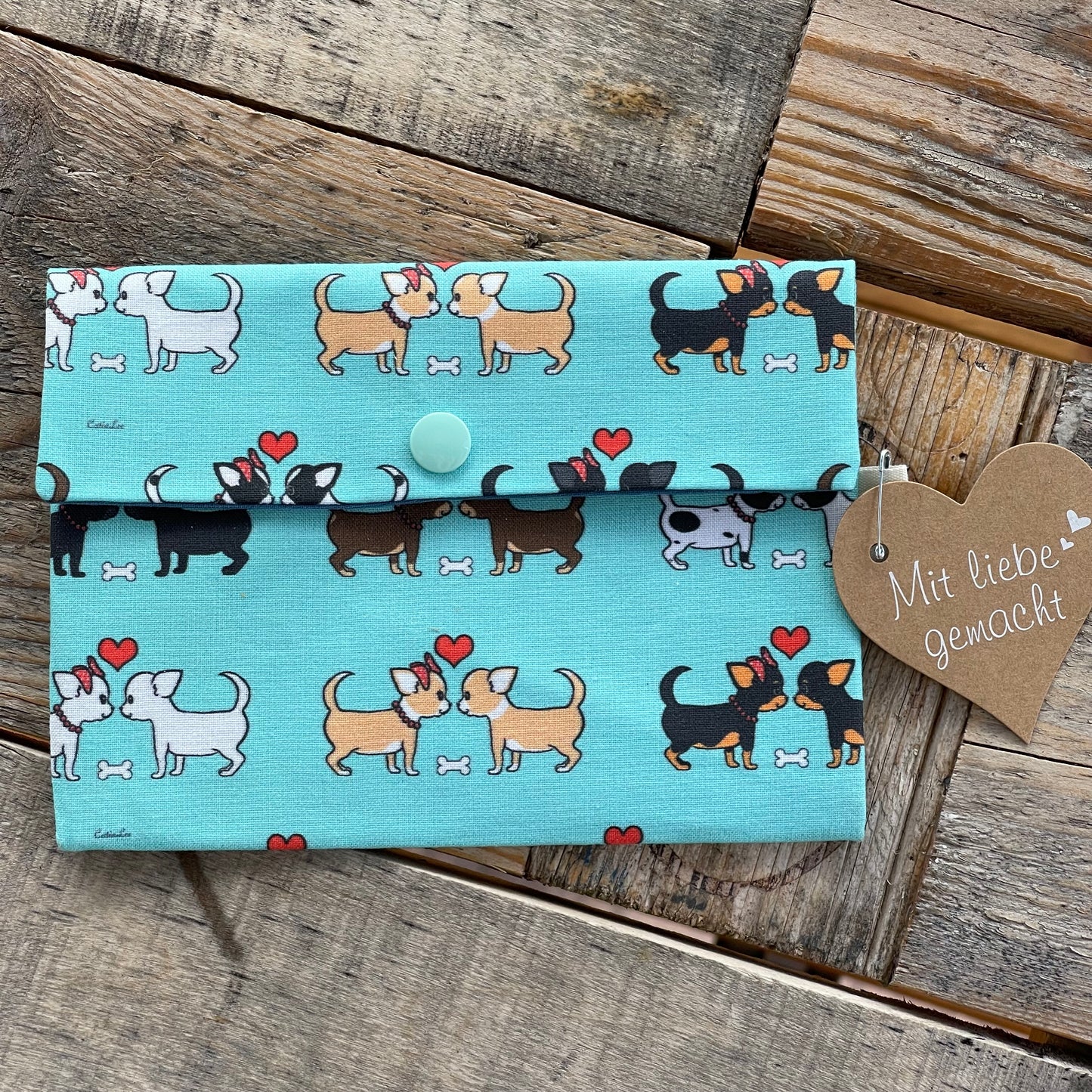 Täschchen mit Druckknopf Chihuahua
