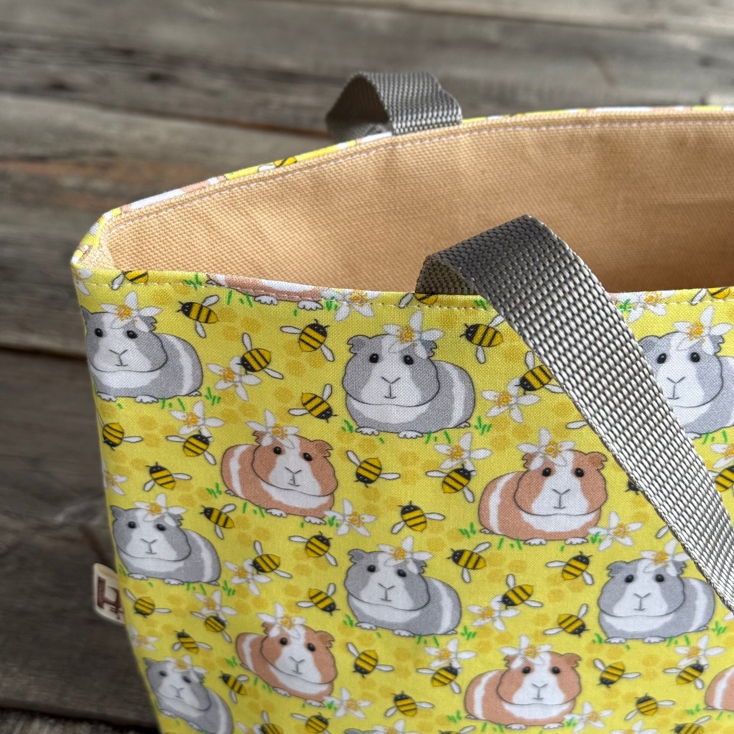 Lieblingstasche Meerschweine Bienen