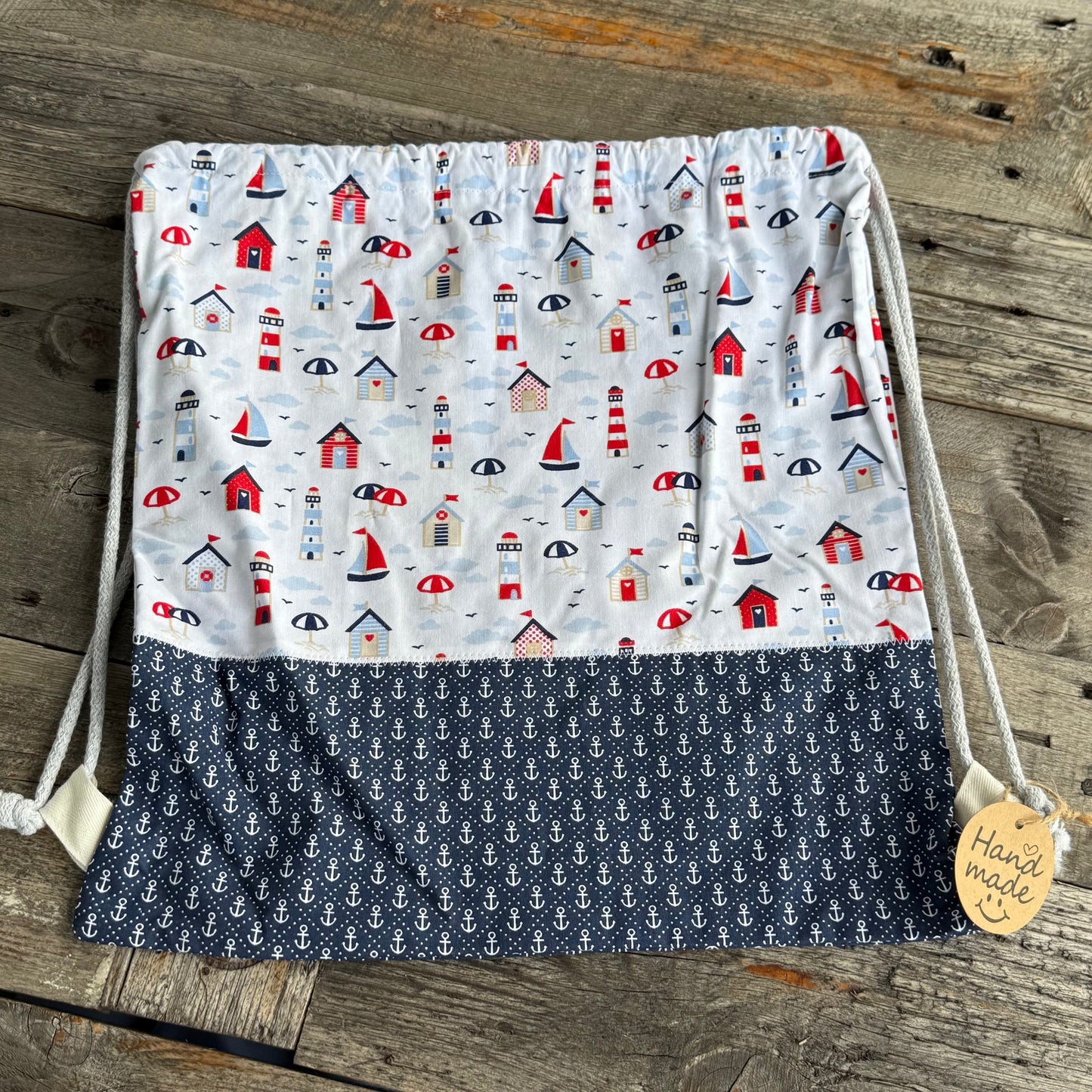 Rucksack Motiv Schiff Ahoi