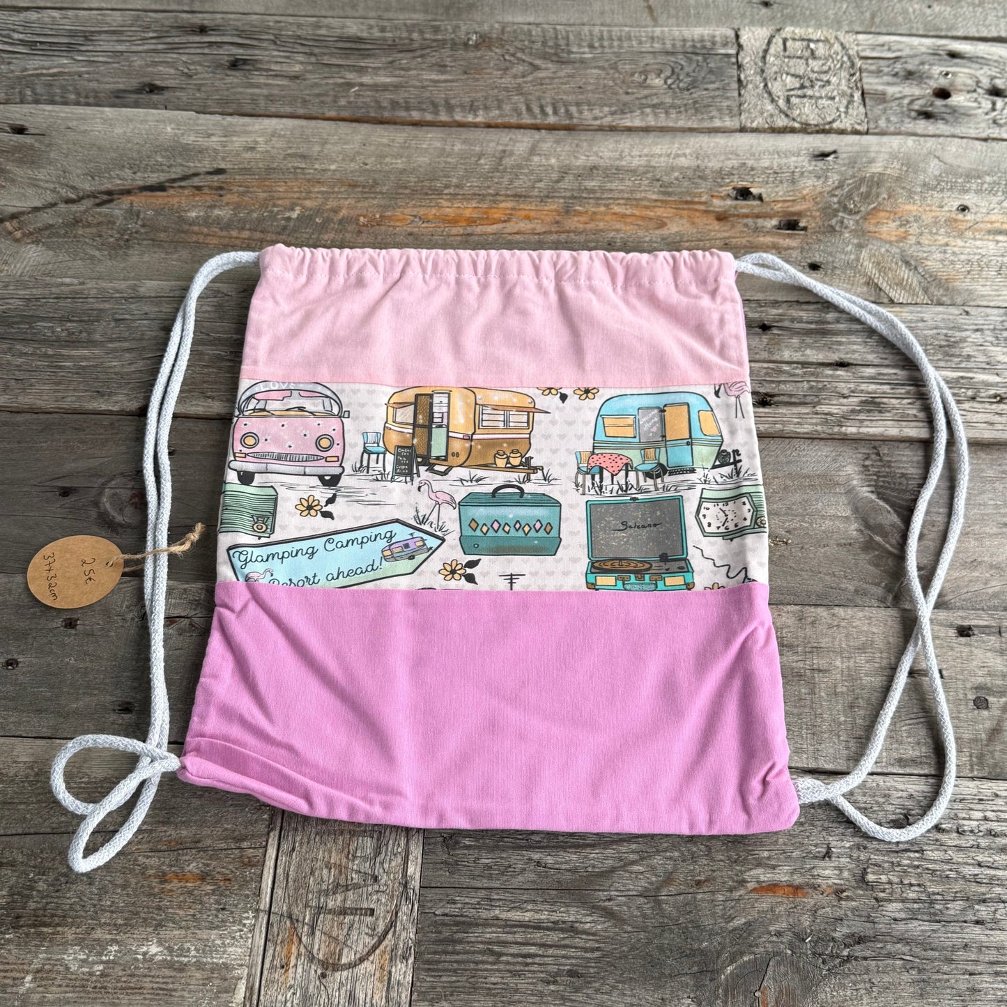 Rucksack Motiv Glamping Camping