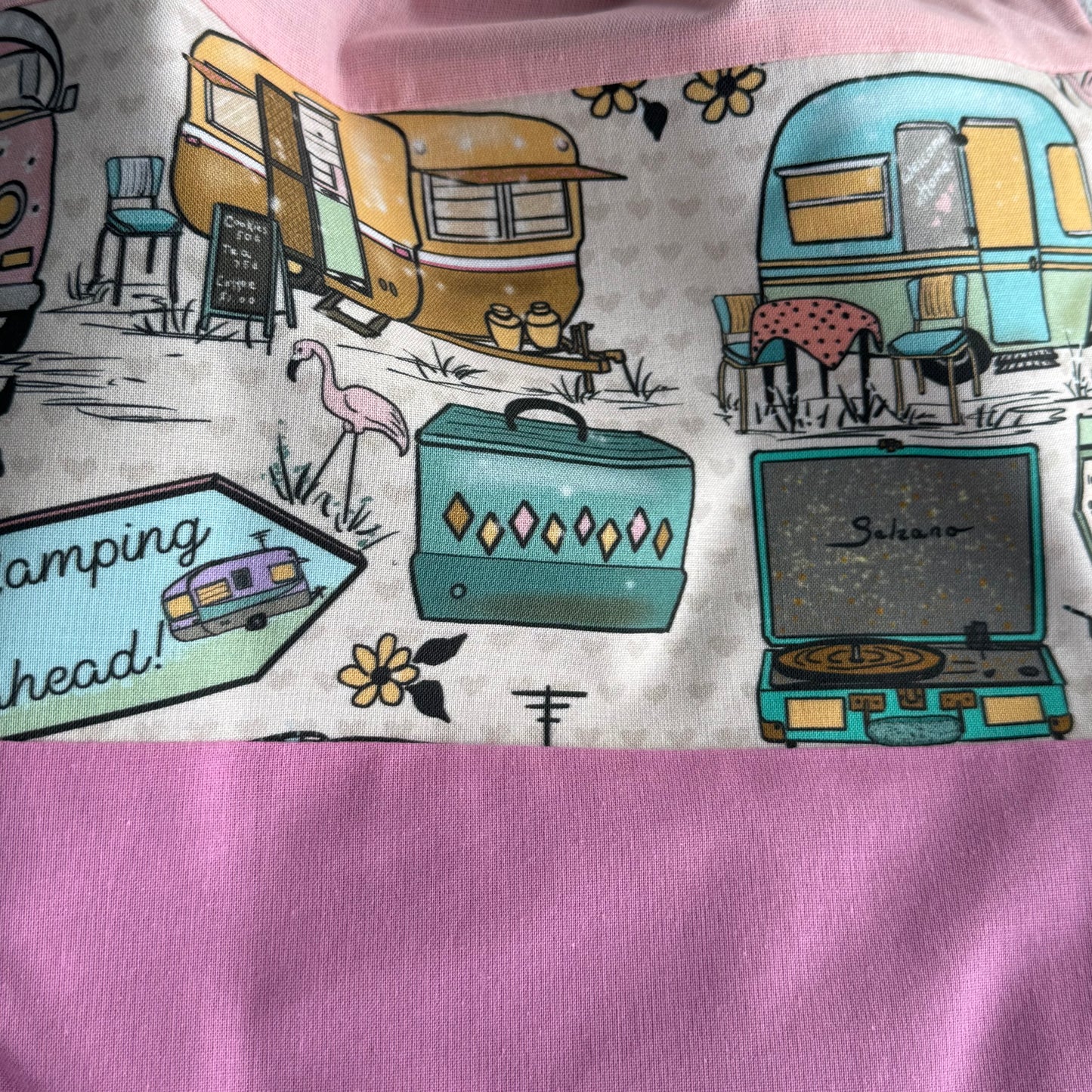 Rucksack Motiv Glamping Camping