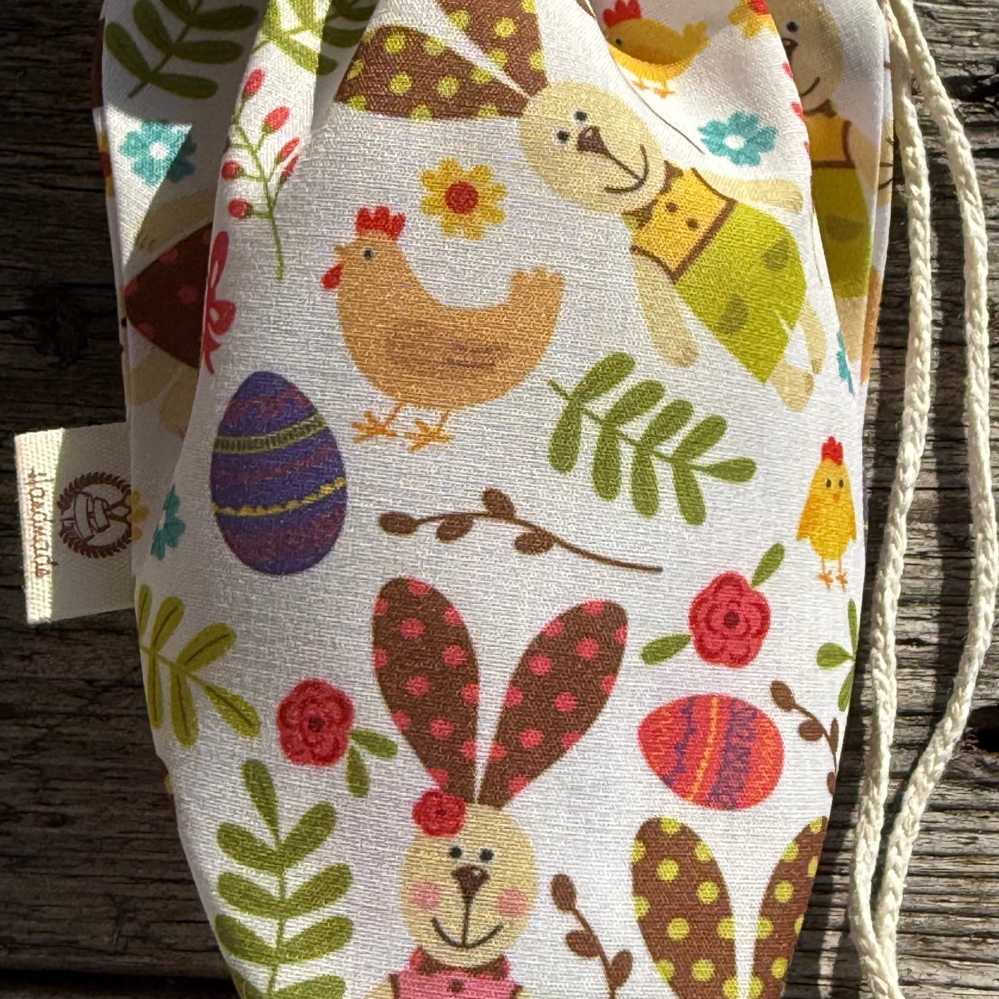 Karottenbeutel lila bunt Mix