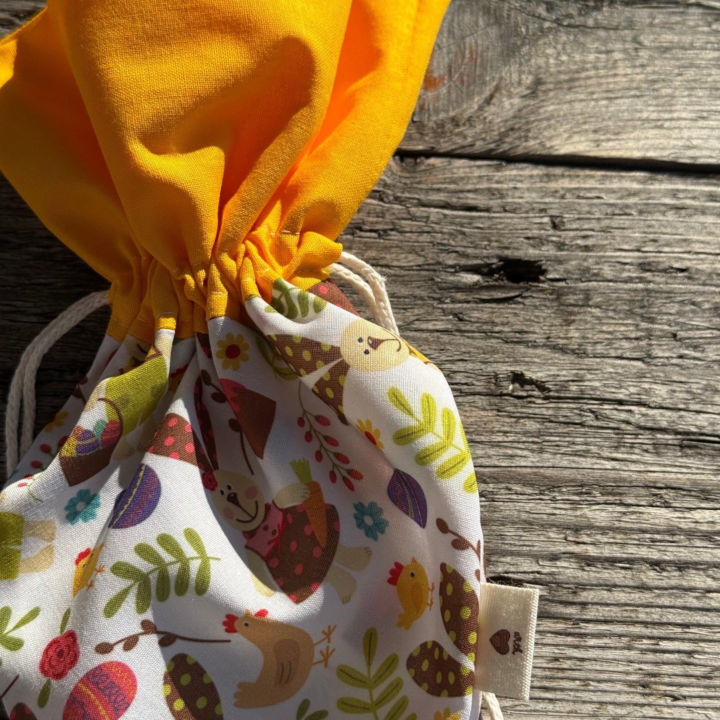 Karottenbeutel gelb bunt Mix