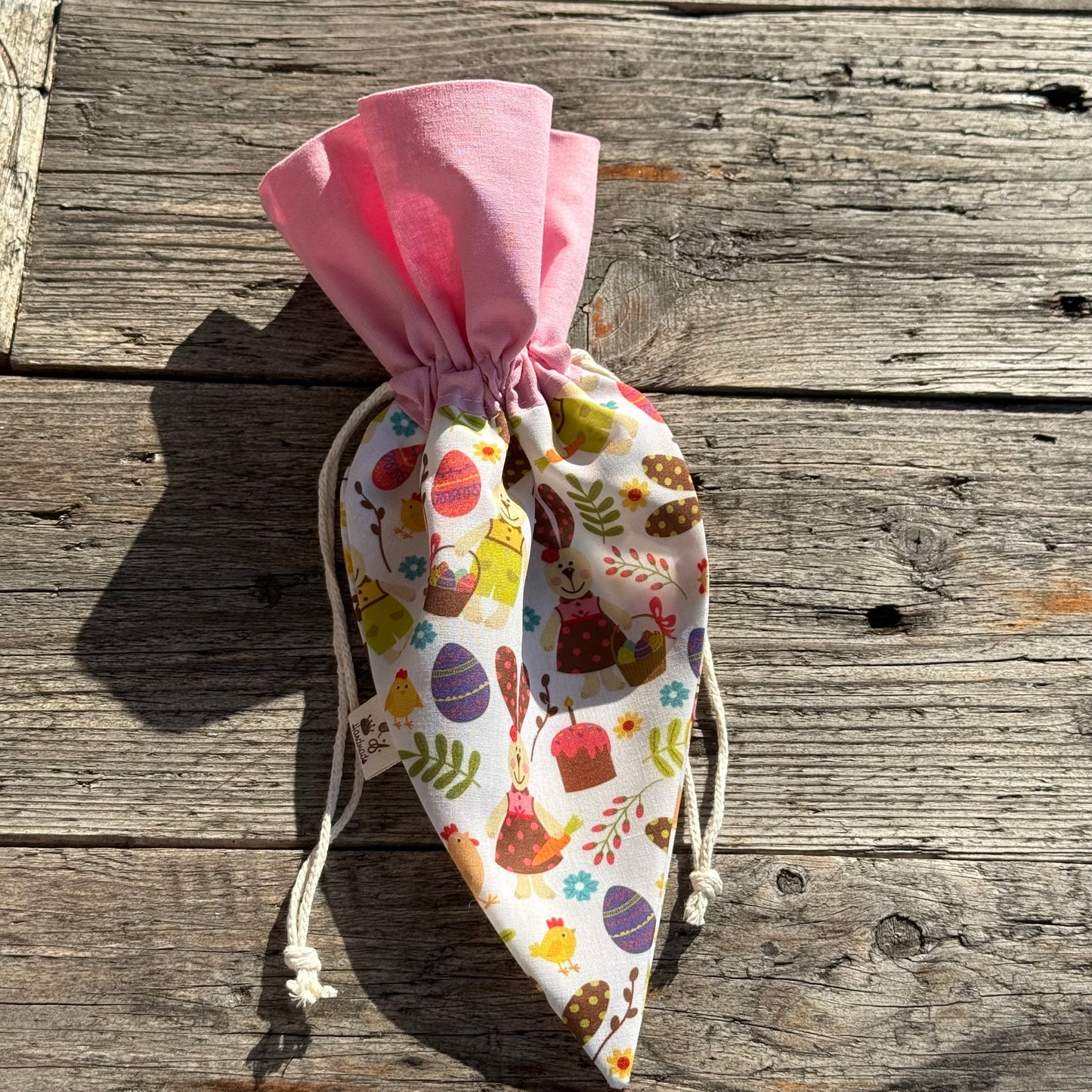 Karottenbeutel rosa bunt Mix