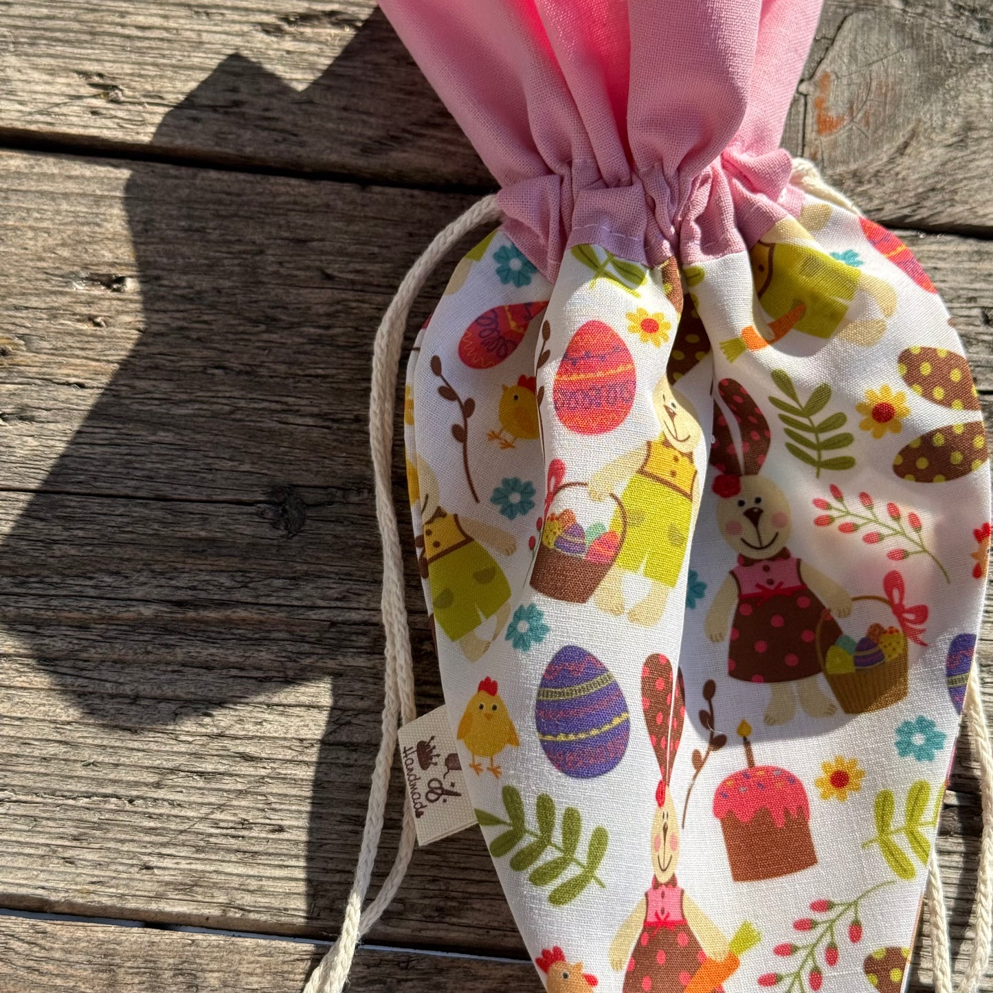 Karottenbeutel rosa bunt Mix