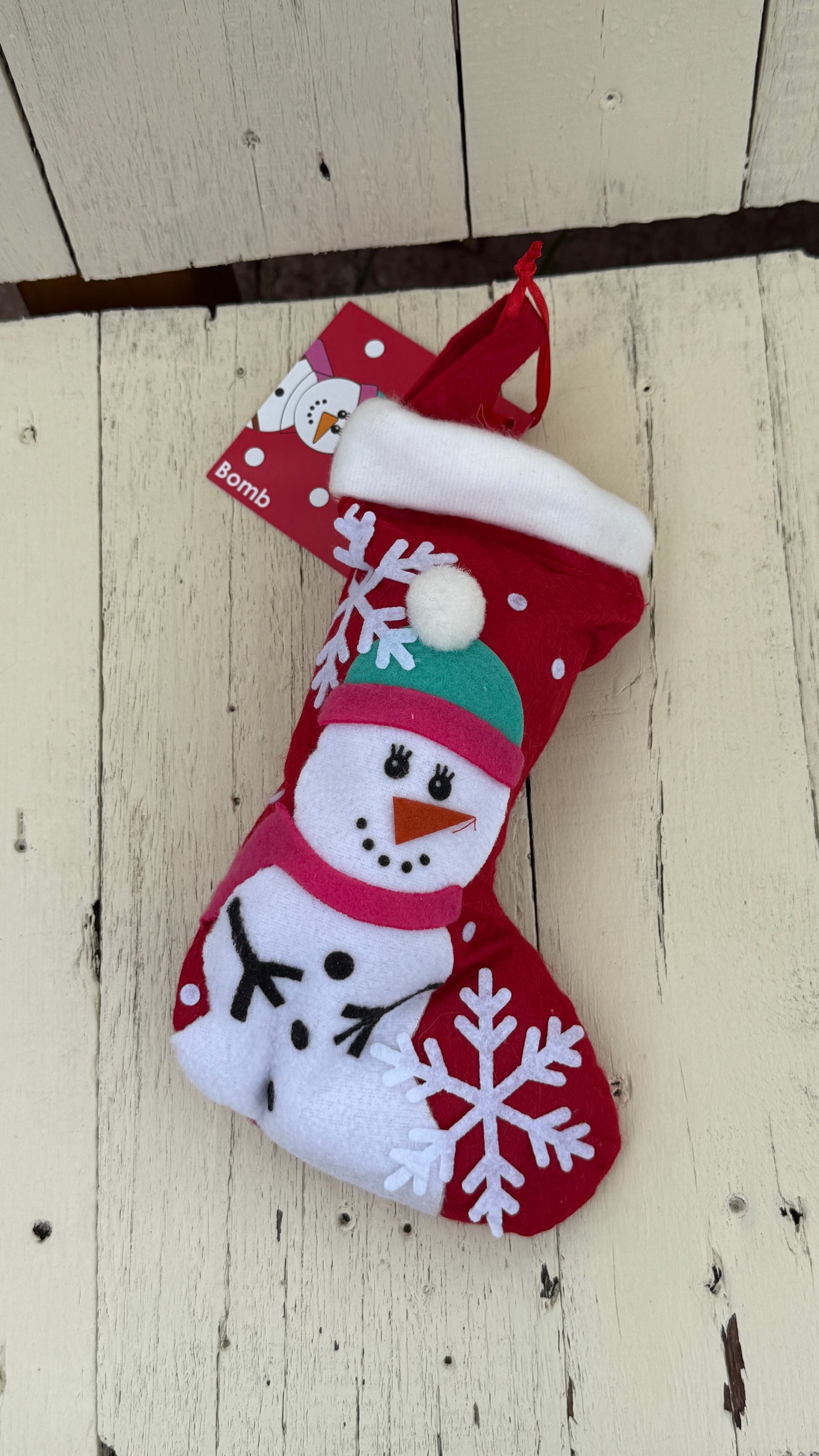 Snowlady Stocking 3 er Weihnachten