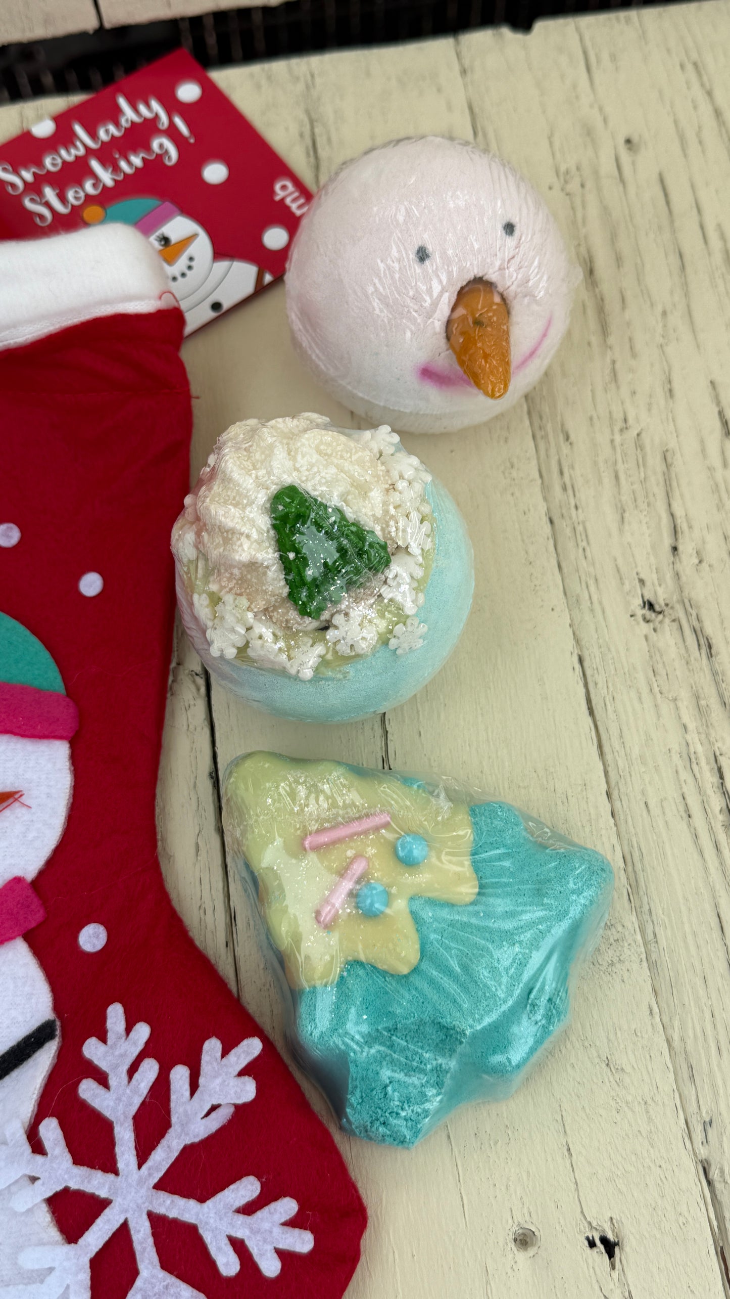 Snowlady Stocking 3 er Weihnachten