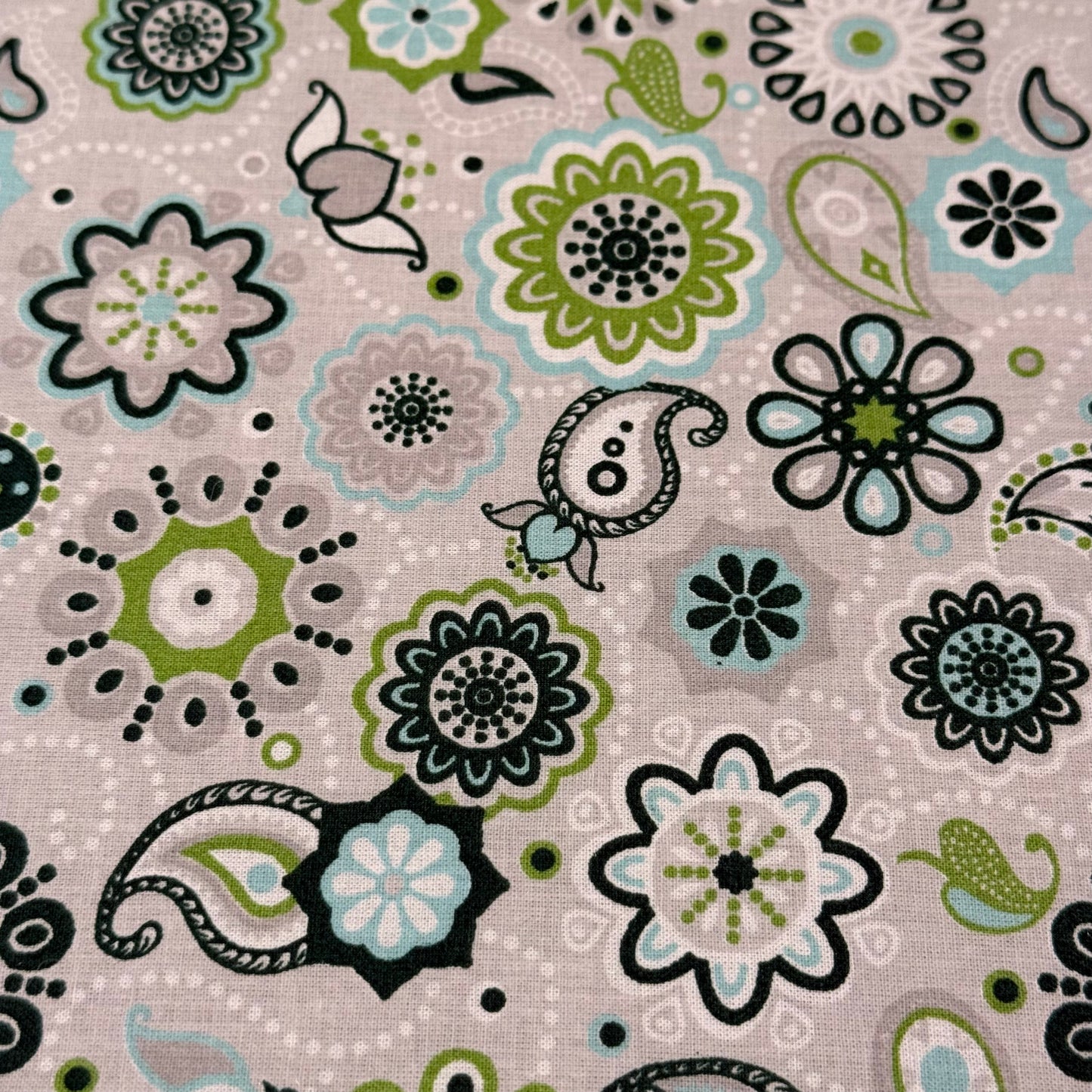 Hängematte Mandala grün-grau