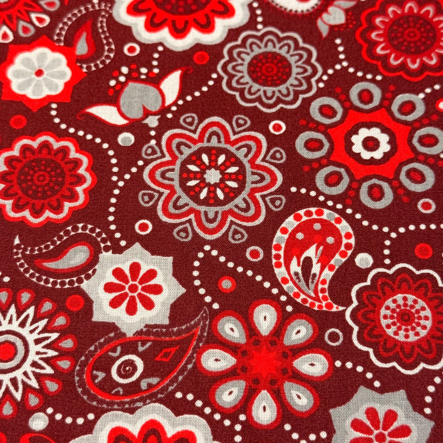 Hängematte Mandala weinrot-weinrot