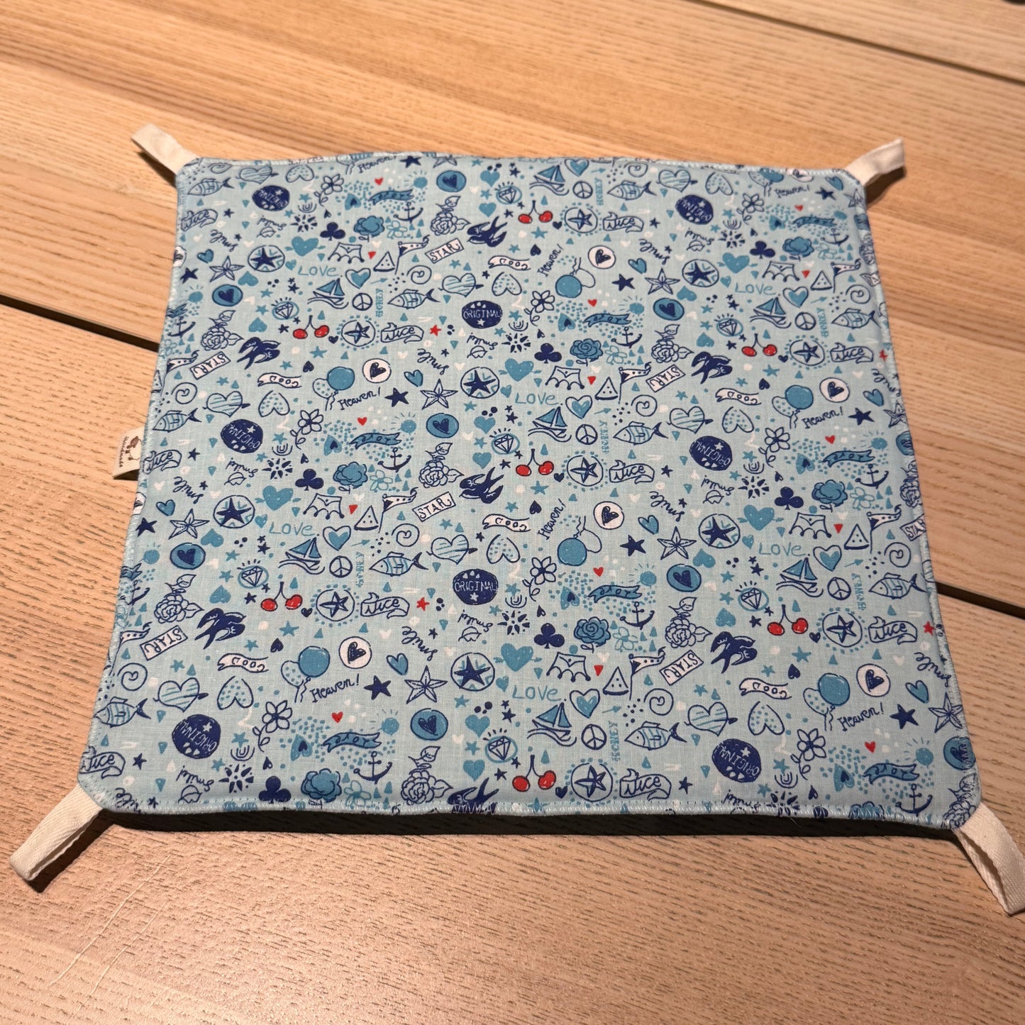 Hängematte Meerestiere-blau