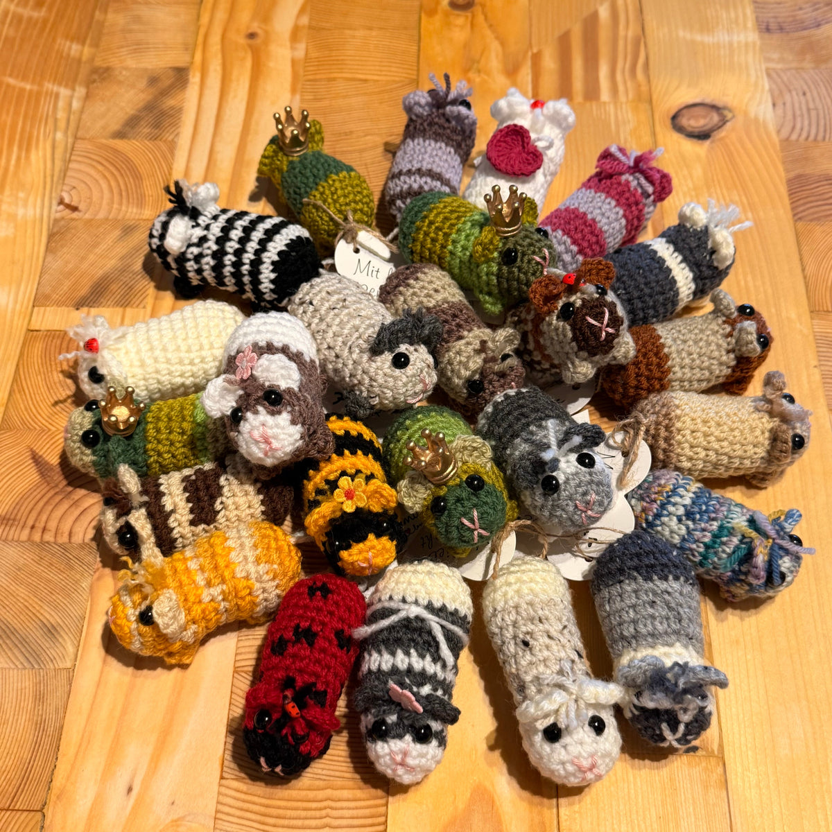 Gehäkeltes Meerschweinchen bunt | Amigurumi Handarbeit