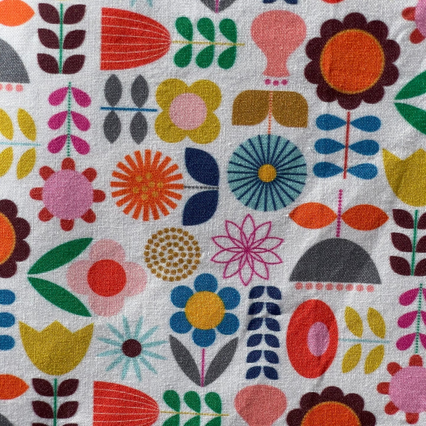 Lieblingstasche Blumen Retro bunt