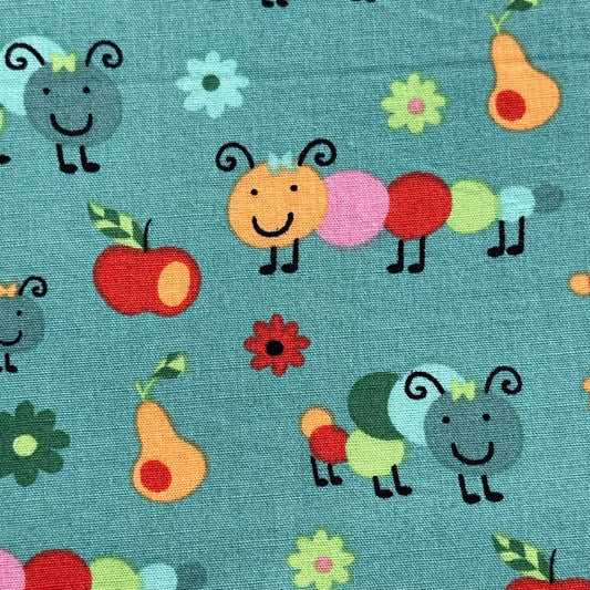 Täschchen mit Druckknopf Raupe Nimmersatt