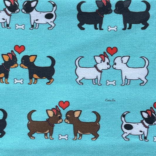 Täschchen mit Druckknopf Chihuahua