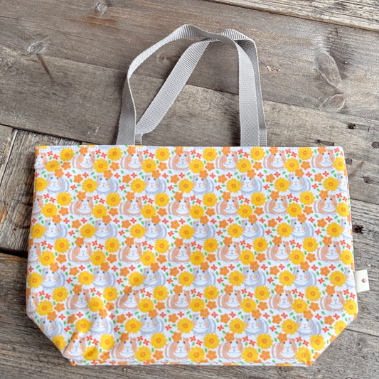 Lieblingstasche Meerschweine Blumen