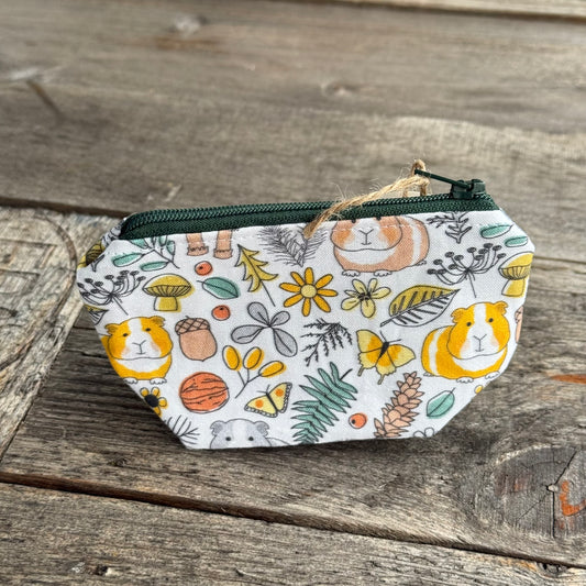 Täschchen mit Reißverschluss Meerschwein Herbst