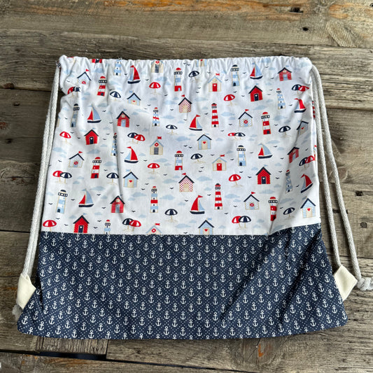 Rucksack Motiv Schiff Ahoi