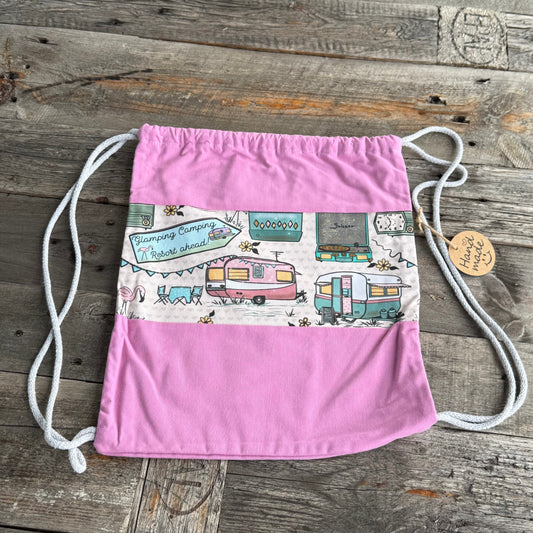 Rucksack Motiv Glamping Camping