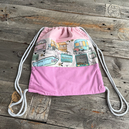 Rucksack Motiv Glamping Camping