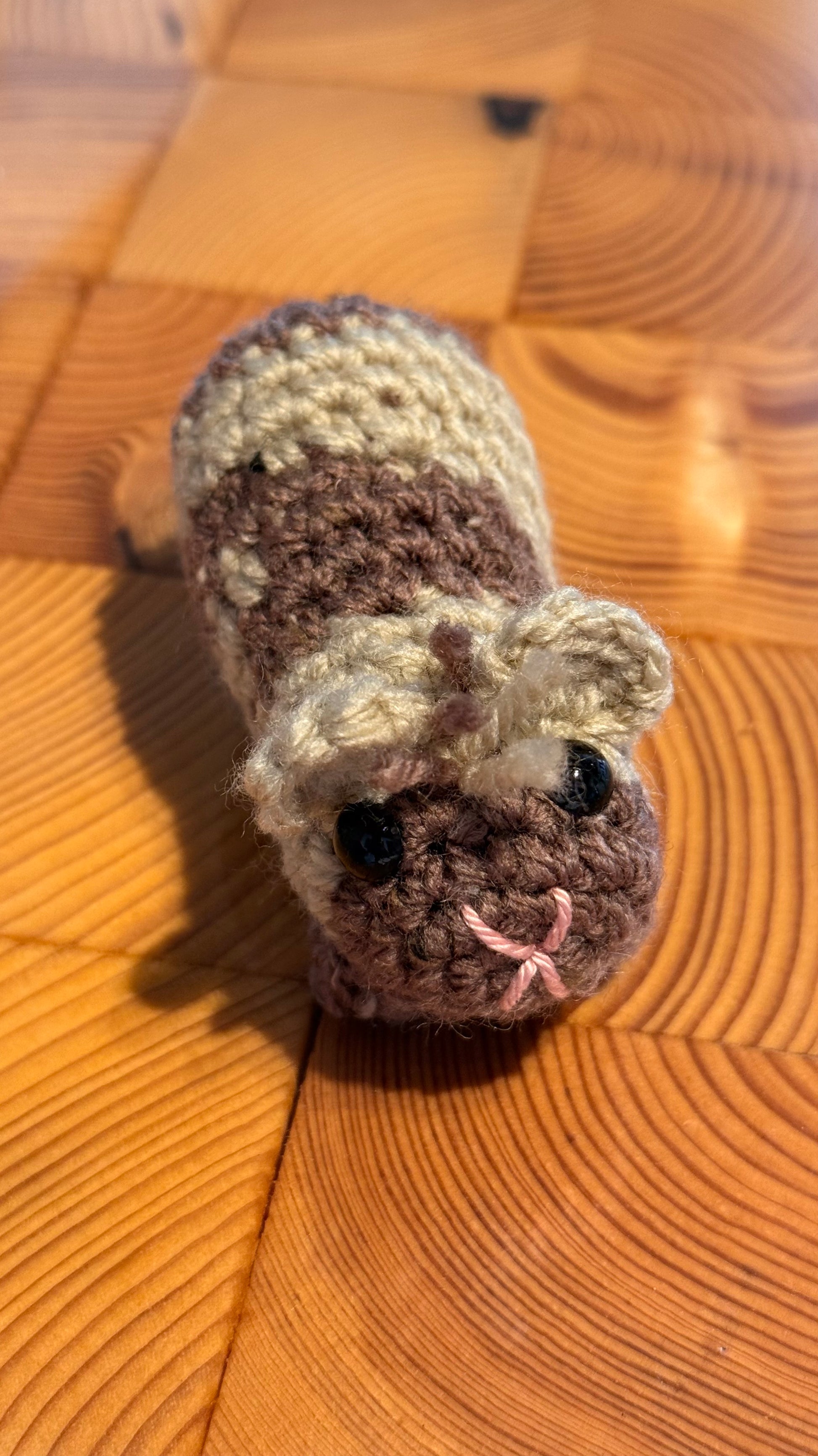 Gehäkeltes Meerschweinchen beige-braun  | Amigurumi Handarbeit