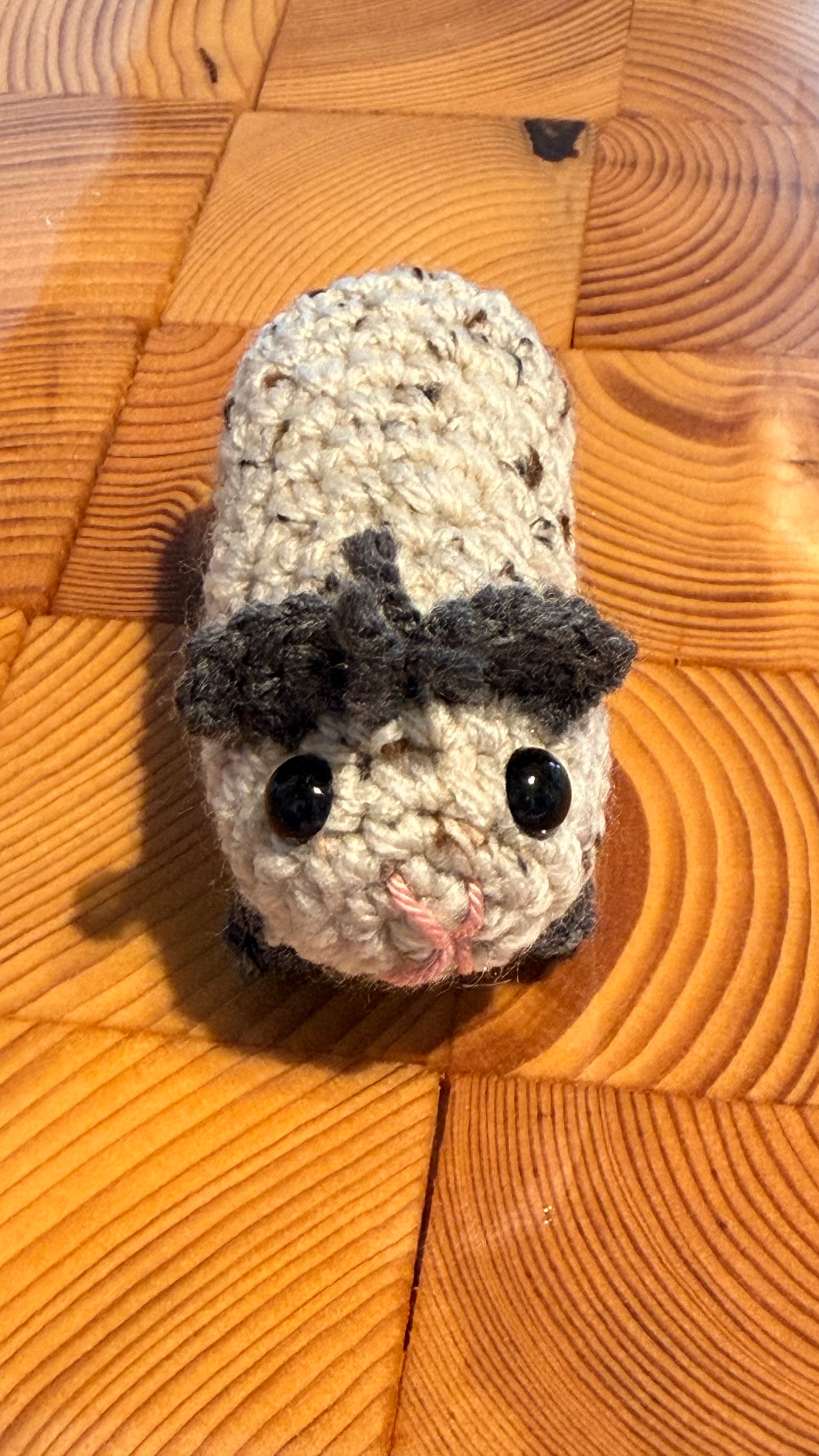 Gehäkeltes Meerschweinchen creme gescheckt  | Amigurumi Handarbeit 