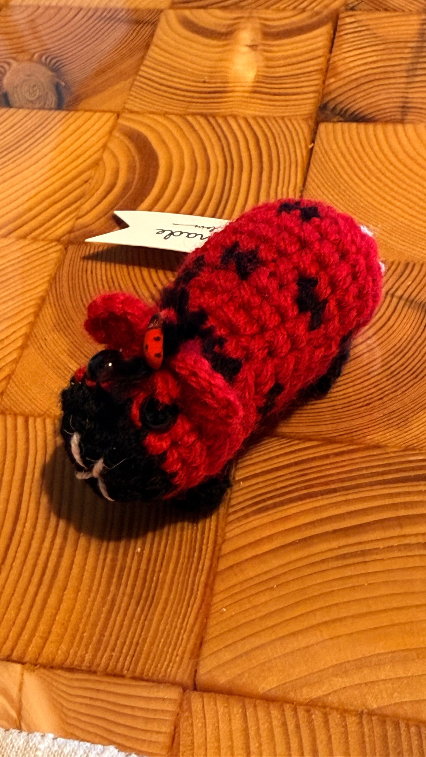 Gehäkeltes Meerschweinchen Marienkäfer | Amigurumi Handarbeit