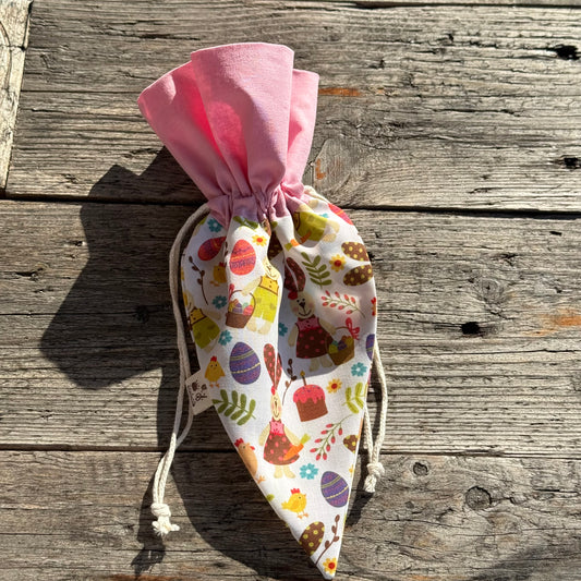 Karottenbeutel rosa bunt Mix