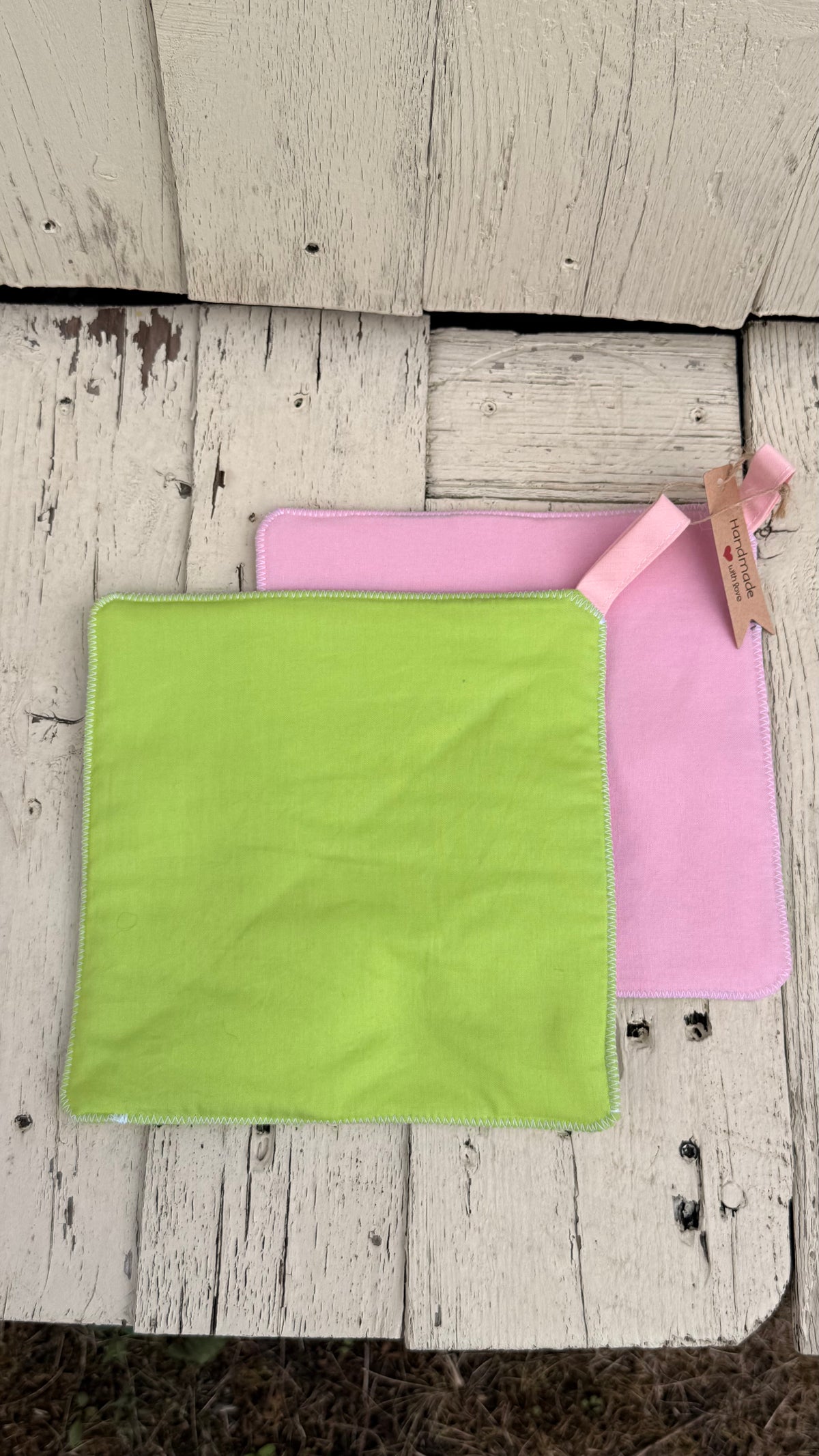 Topflappen 2er-Set Retro Blumenmuster