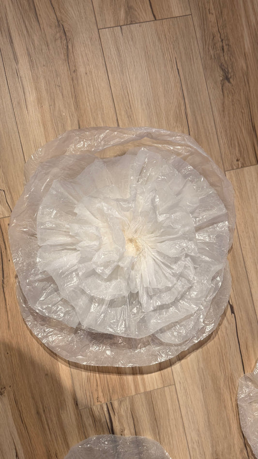 Blüte aus Lieblingspapier L 50cm Durchmesser