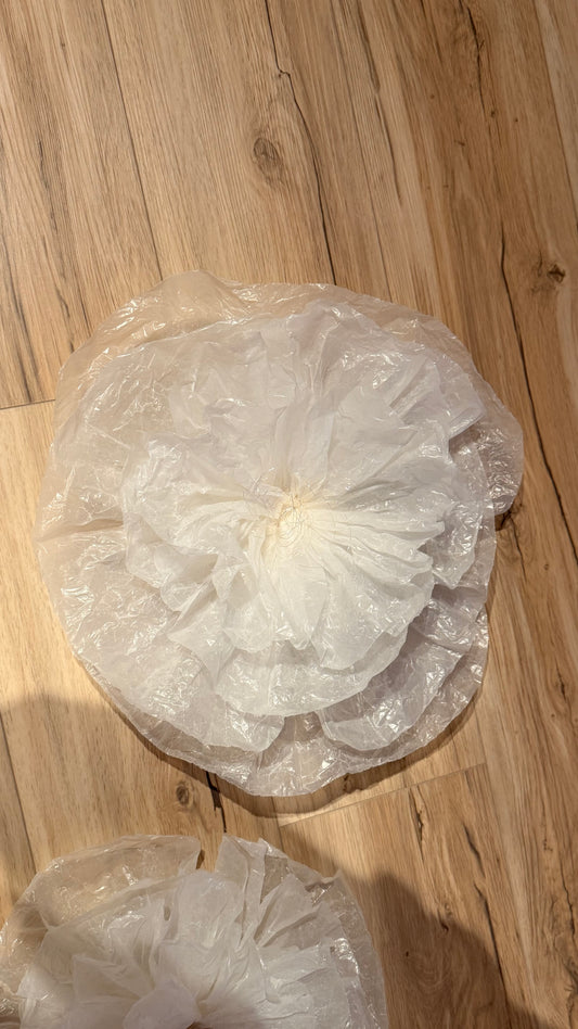 Blüte aus Lieblingspapier XL 60cm Durchmesser