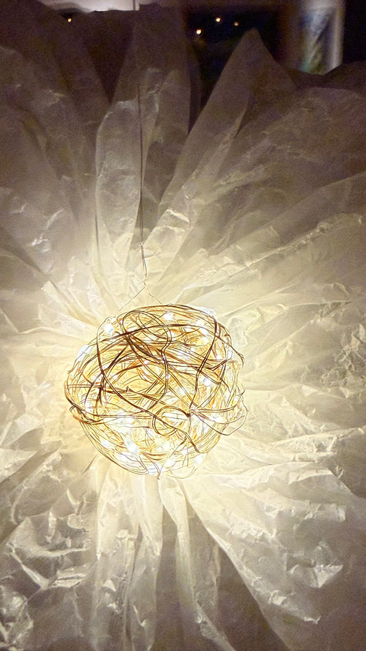 Blüte aus Lieblingspapier XL 60cm Durchmesser