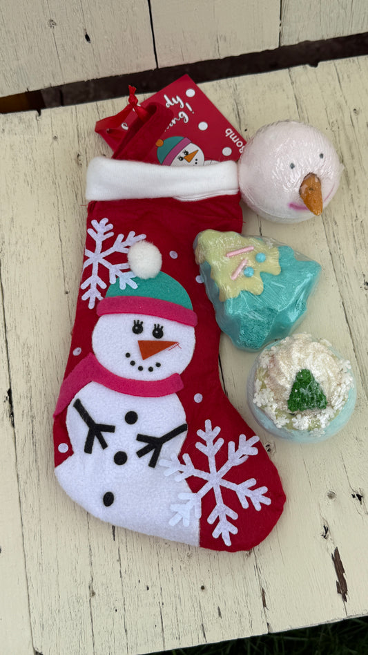 Snowlady Stocking 3 er Weihnachten