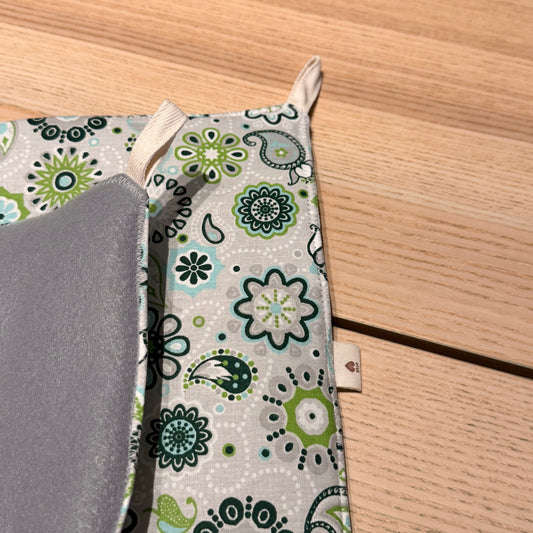 Hängematte Mandala grün-grau