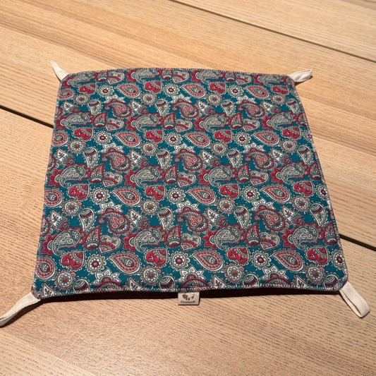 Hängematte Mandala bunt-weinrot