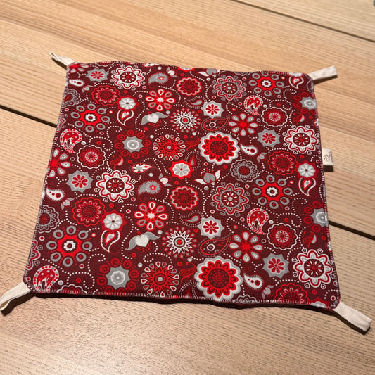 Hängematte Mandala weinrot-weinrot