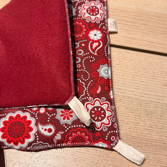 Hängematte Mandala weinrot-weinrot