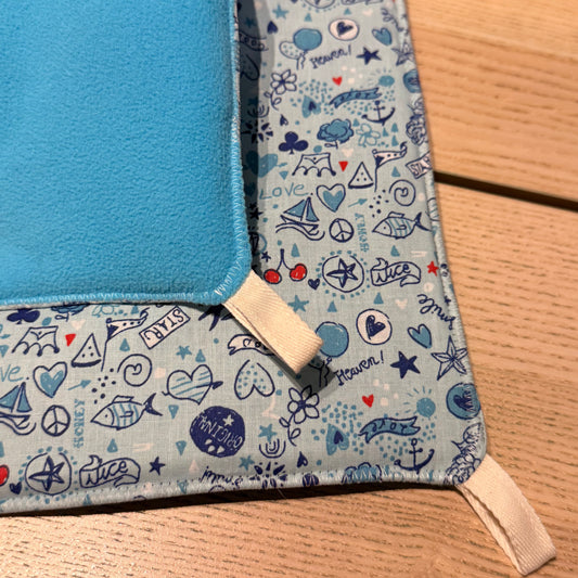 Hängematte Meerestiere-blau