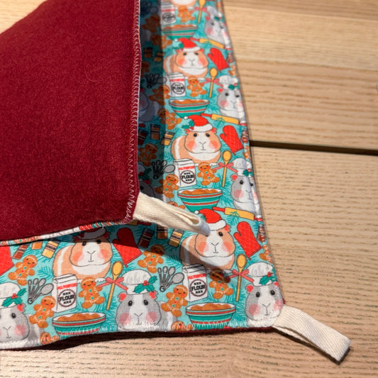 Hängematte Meerschein Weihnachtsbäckerei-weinrot