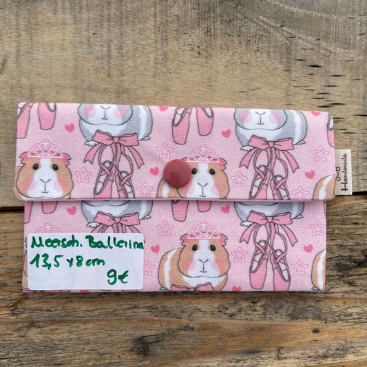 Täschchen mit Druckknopf Meerschwein Ballerina