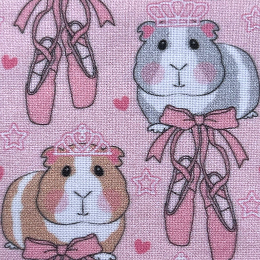 Täschchen mit Druckknopf Meerschwein Ballerina