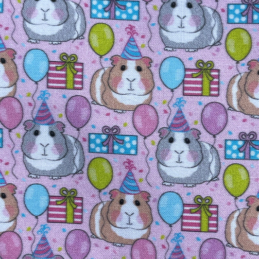 Täschchen mit Druckknopf Meerschwein Party